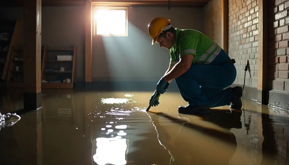 Professional water damage restoration services in Red Bud, IL